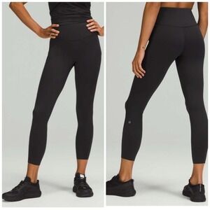 Lululemon Align Ribbed High-Rise Pant 25" Black size 14 NWT